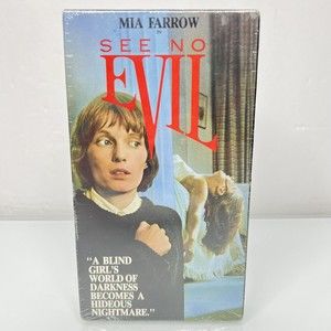 See No Evil VHS 1989 New Factory Sealed Suspense Horror Thriller Mia Farrow